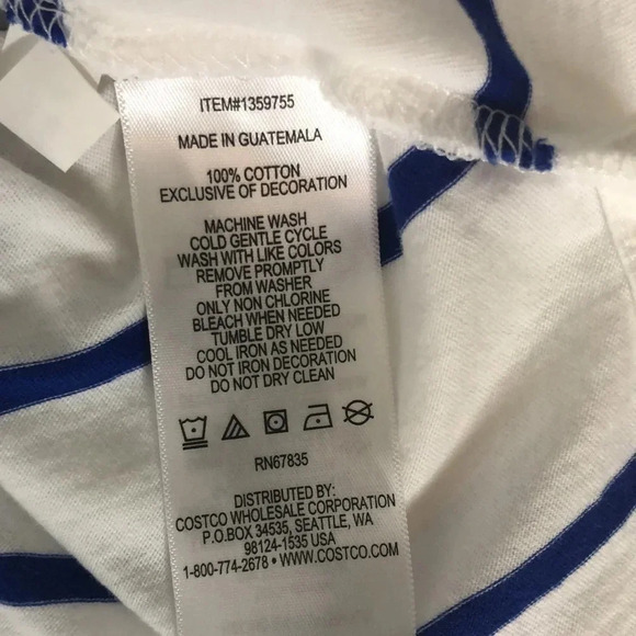 NAUTICA Striped V-Neck Tee - Picture 5 of 6